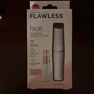 Flawless Face Hair Remover - White and Rose Gold